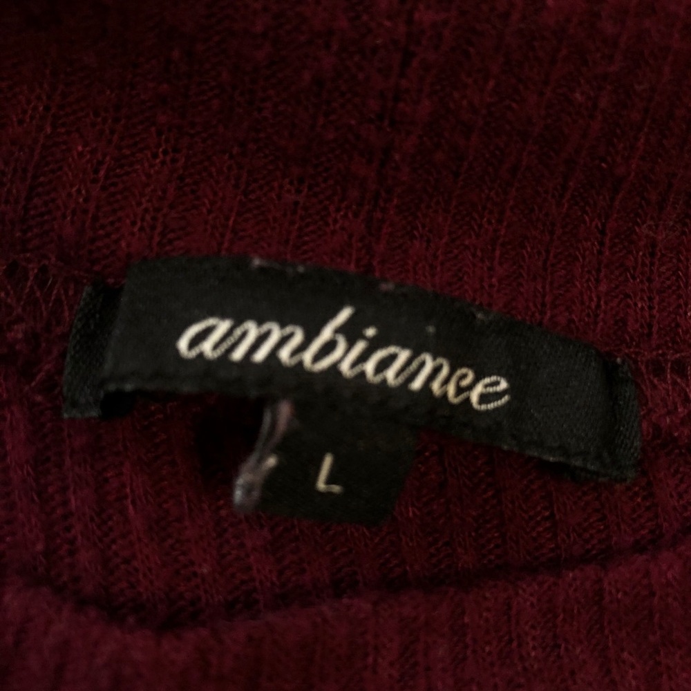 Burgundy shirt